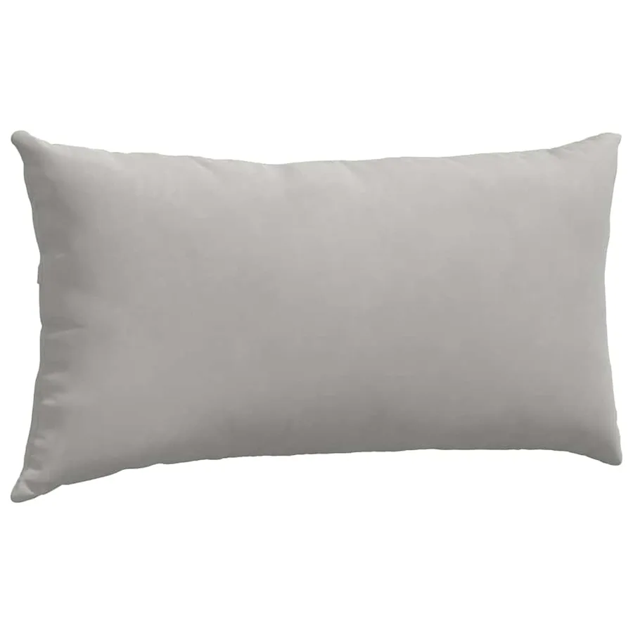 Coussins de canapé 2 pcs Gris clair 80 x 40 cm tissu - 5