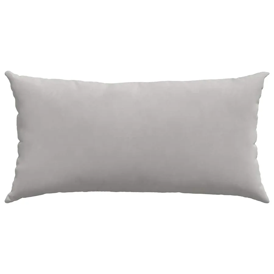 Coussins de canapé 2 pcs Gris clair 80 x 40 cm tissu - 6