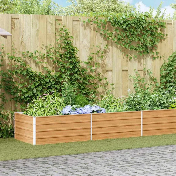 Jardinière surélevée Marron Clair 600 x 80 x 45 cm