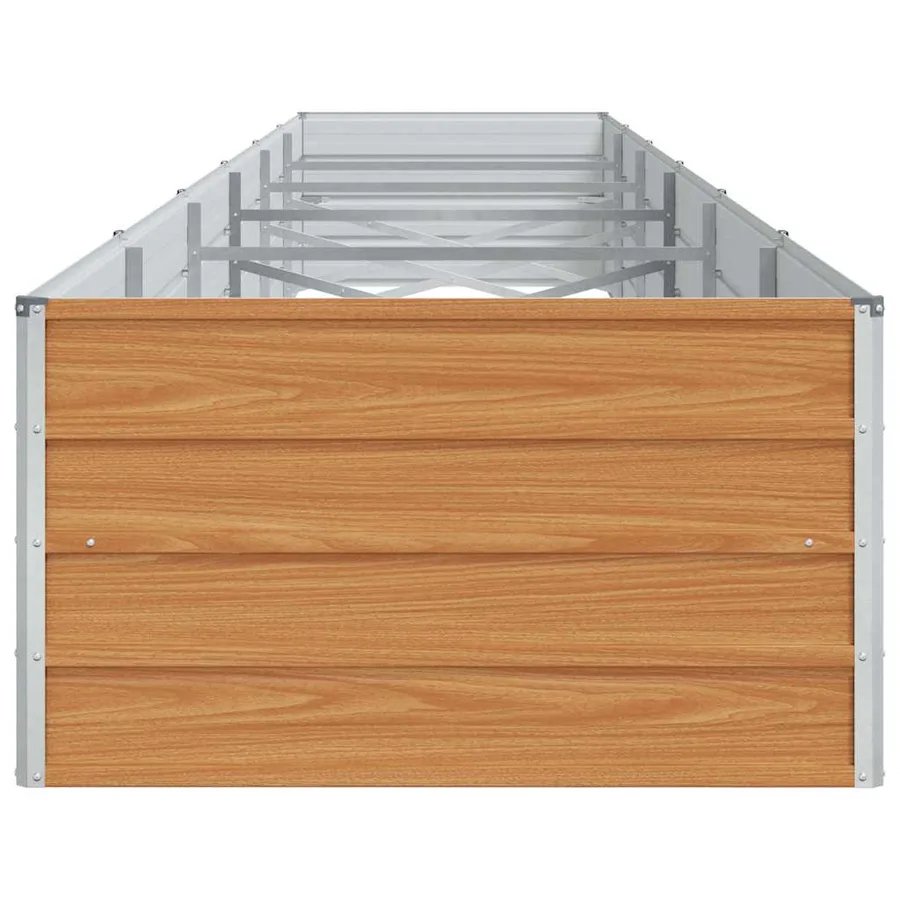 Jardinière surélevée Marron Clair 600 x 80 x 45 cm - 6