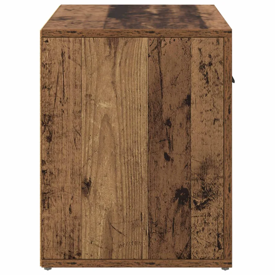 Cabinet de chevet Bois ancien 35 x 60 x 50 cm Bois d'ingénierie - 7