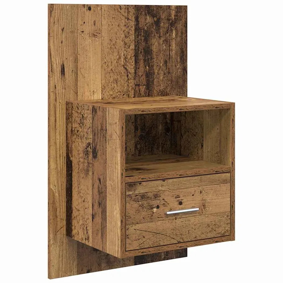 Cabinet de chevet 2 pcs Bois ancien 50 x 32.5 x 80cm - 6