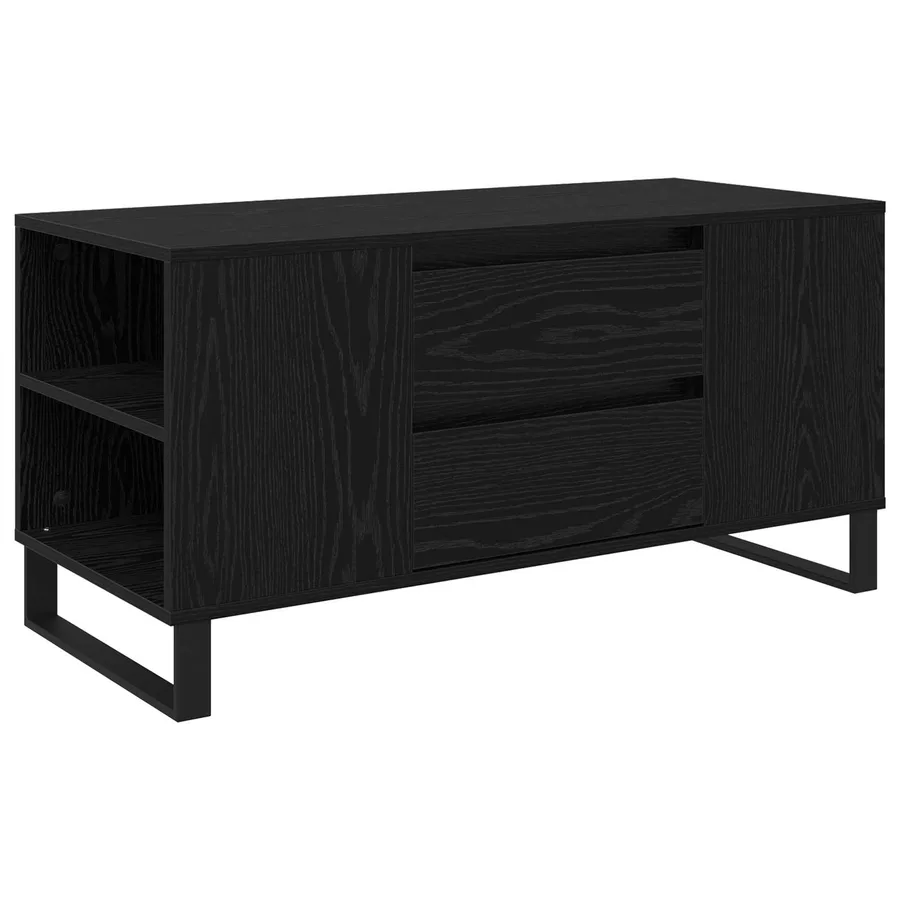 Table basse Chêne noir 102 x 44,5 x 50 cm Bois d'ingénierie - 2