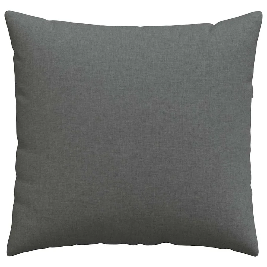 Coussins de canapé 2 pcs Gris foncé 45 x 45 cm tissu - 6