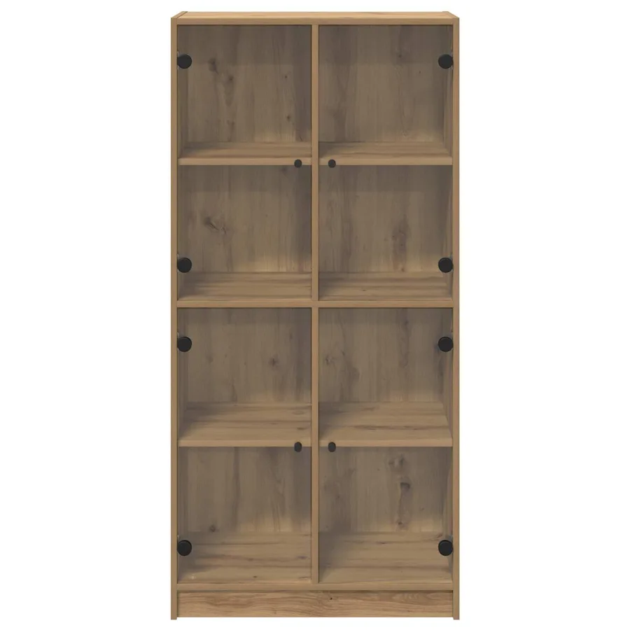 Haut Armoire Chêne artisanal 68 x 37 x 142 cm Bois d'ingénierie - 6