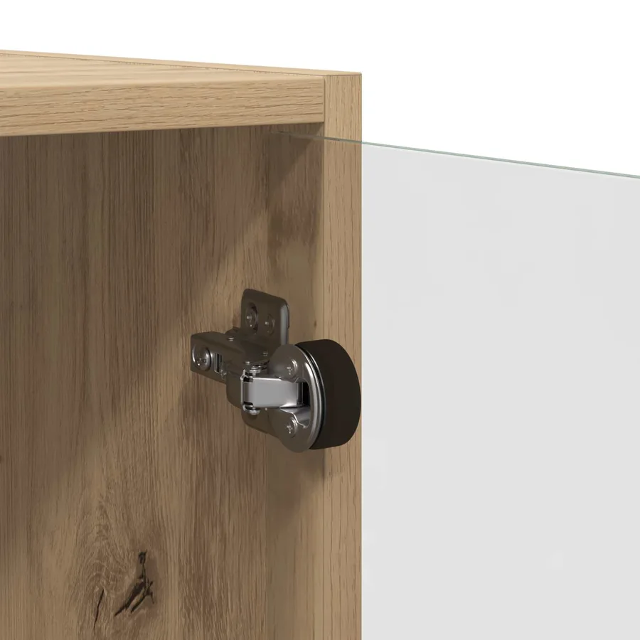 Haut Armoire 2 pcs Chêne artisanal 68 x 37 x 142 cm - 9
