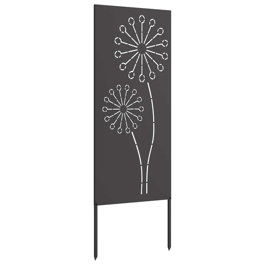 Écran de confidentialité de jardin Fretwork Noir 50 x 140 cm - 4