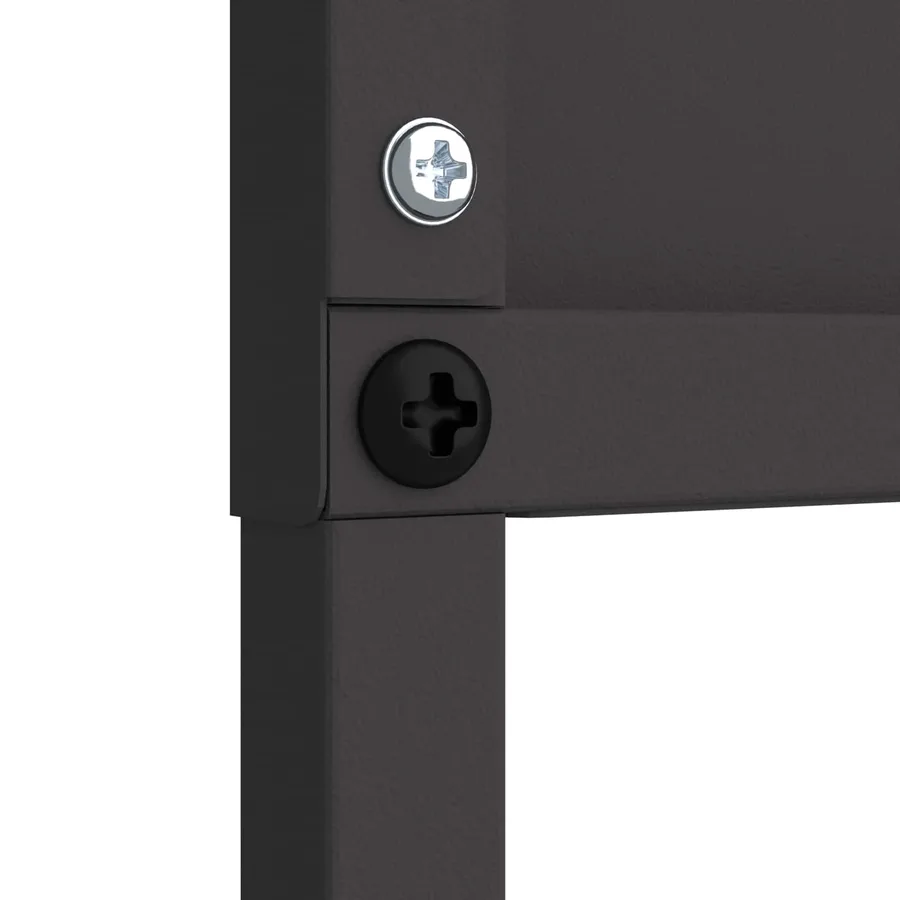 Écran de confidentialité de jardin Fretwork Noir 50 x 140 cm - 6