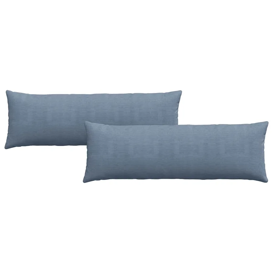 Coussins de canapé 2 pcs Bleu 120 x 40 cm - 2