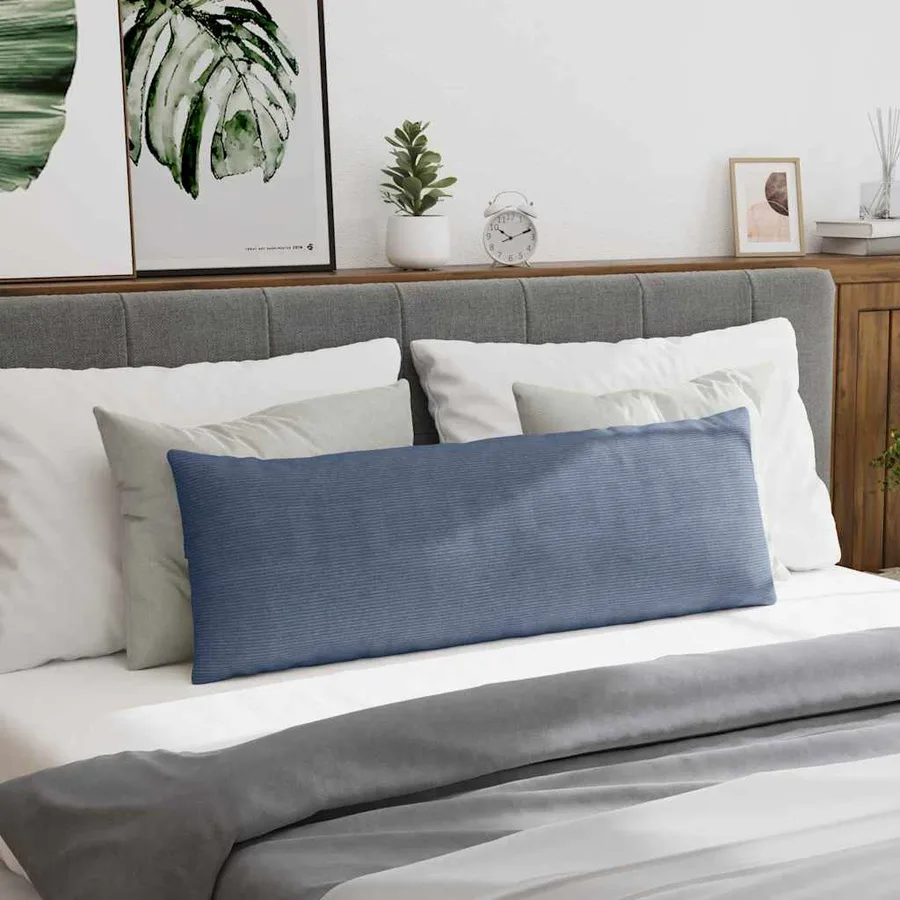 Coussins de canapé 2 pcs Bleu 120 x 40 cm - 4