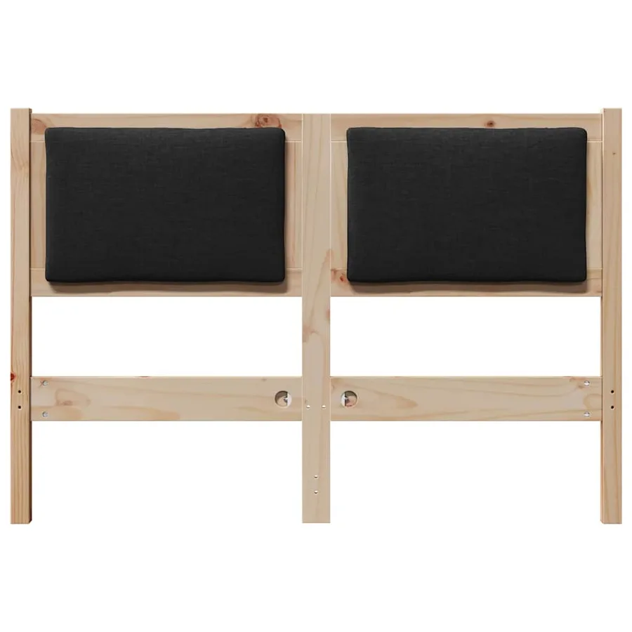 Tête de lit Autre Marron 120 cm Bois massif en pin - 4