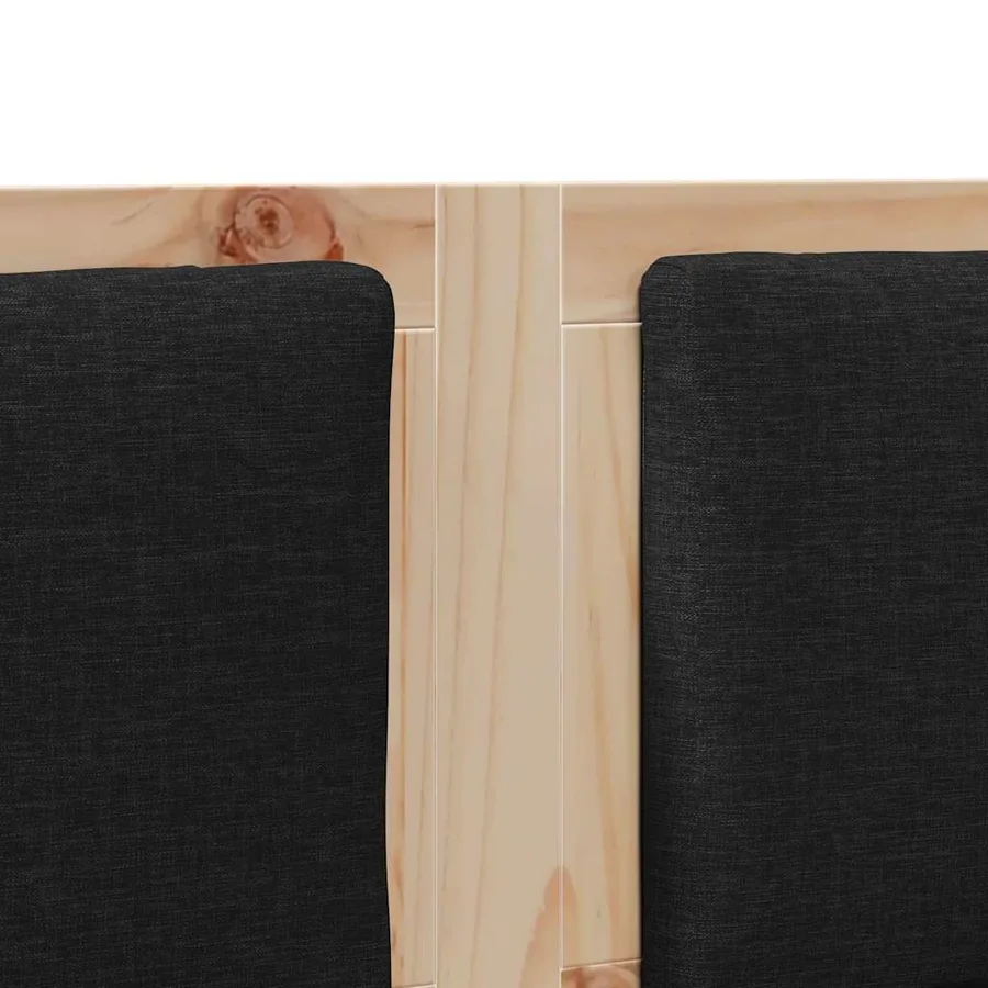Tête de lit Autre Marron 120 cm Bois massif en pin - 7