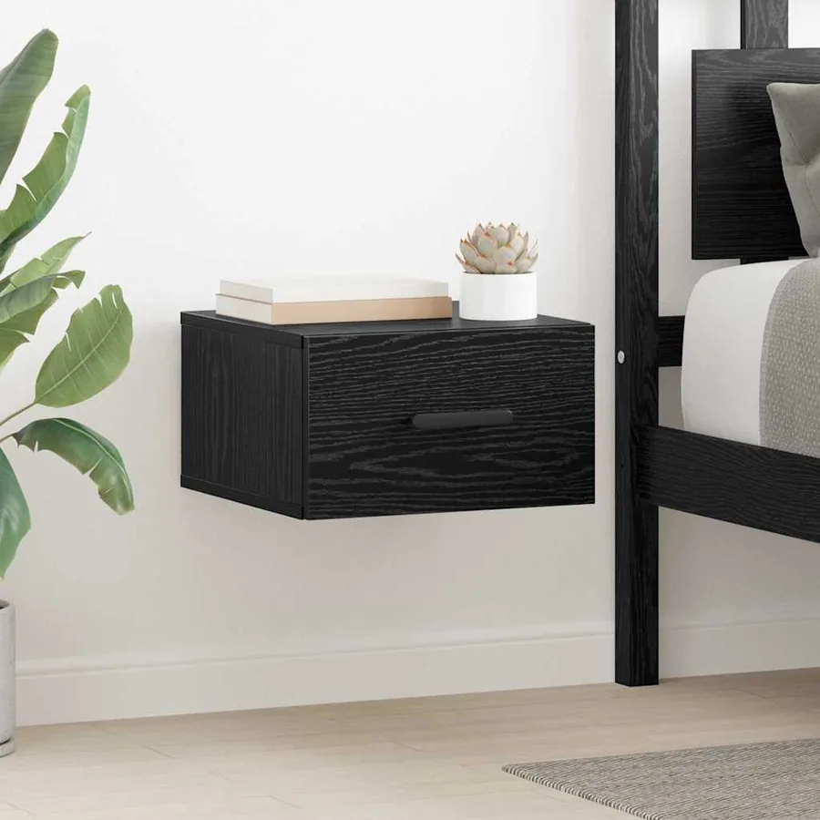 Cabinet de chevet 2 pcs Chêne noir 35 x 35 x 20 cm