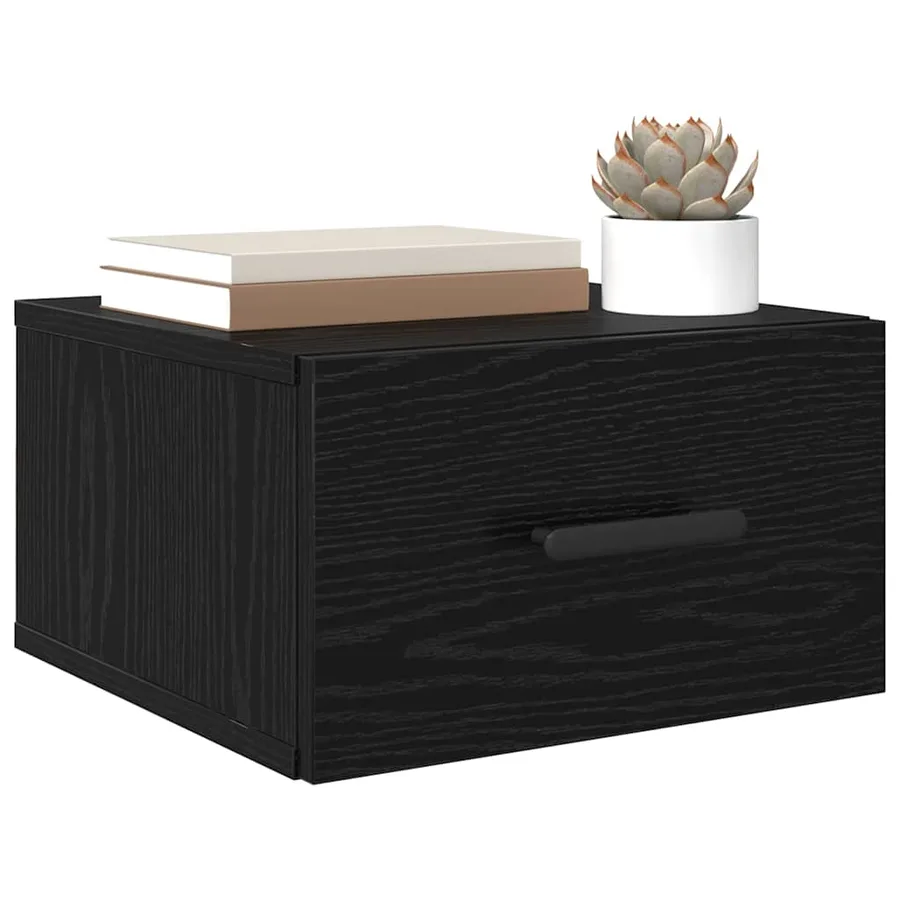 Cabinet de chevet 2 pcs Chêne noir 35 x 35 x 20 cm - 3