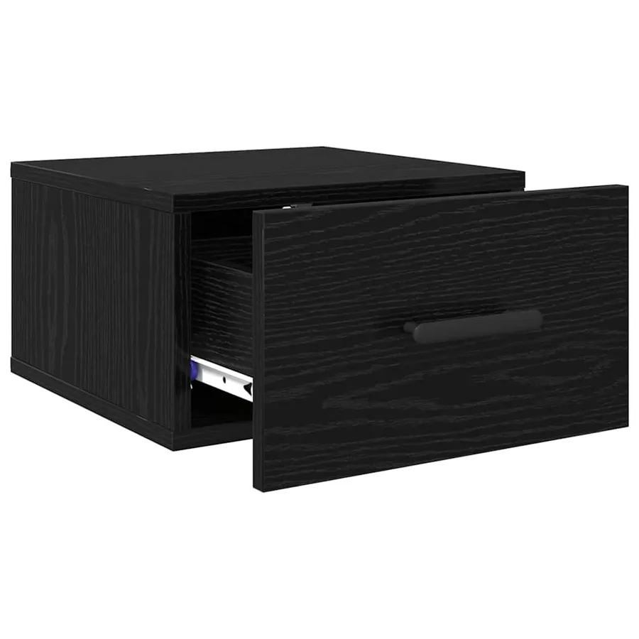 Cabinet de chevet 2 pcs Chêne noir 35 x 35 x 20 cm - 5