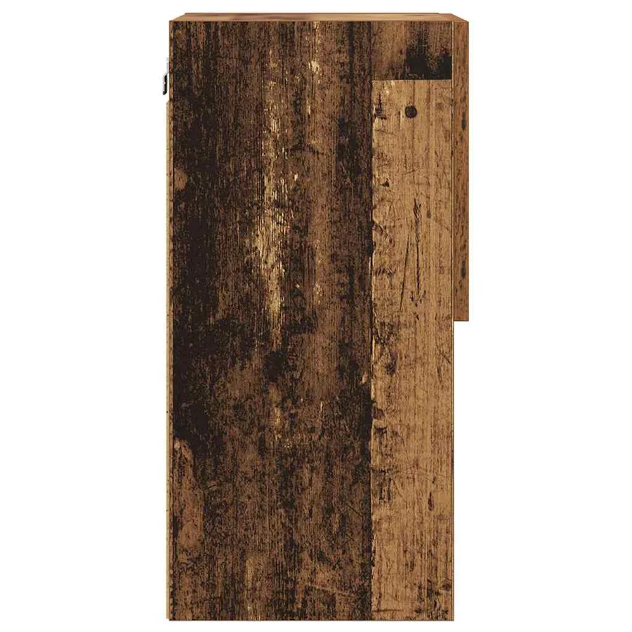 Meubles TV muraux avec LED 2 pcs Bois ancien 30,5 x 30 x 60 cm - 9