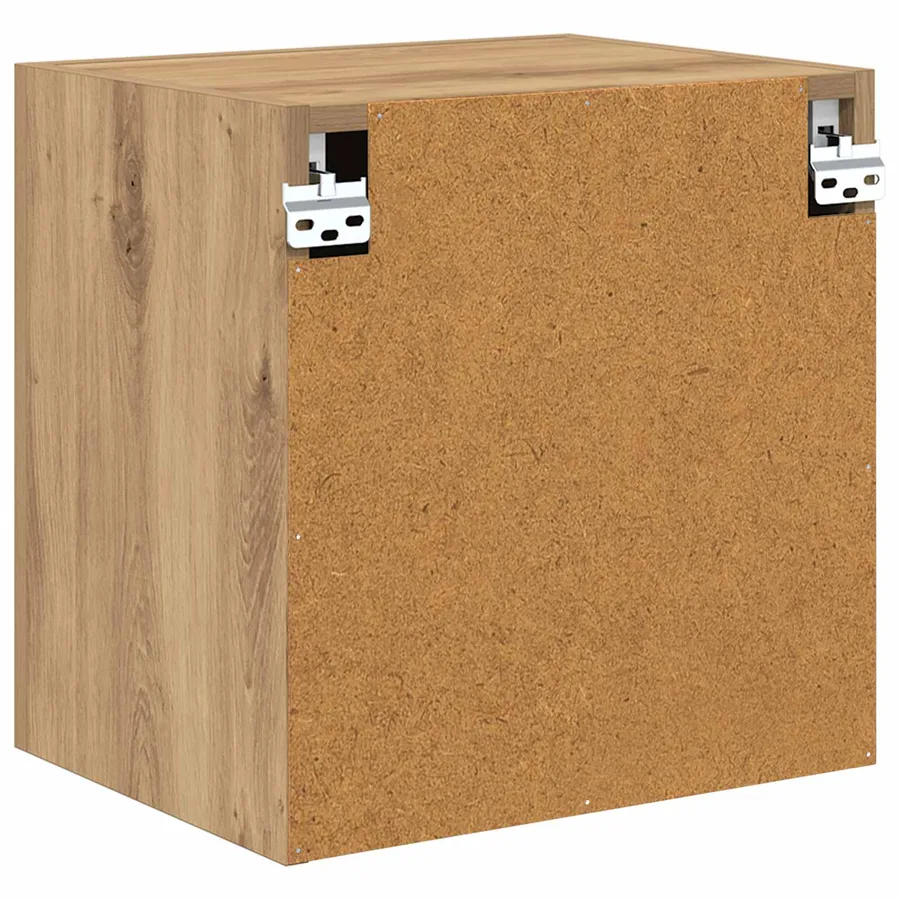 Meubles TV muraux 2 pcs Chêne artisanal Bois d'ingénierie - 10