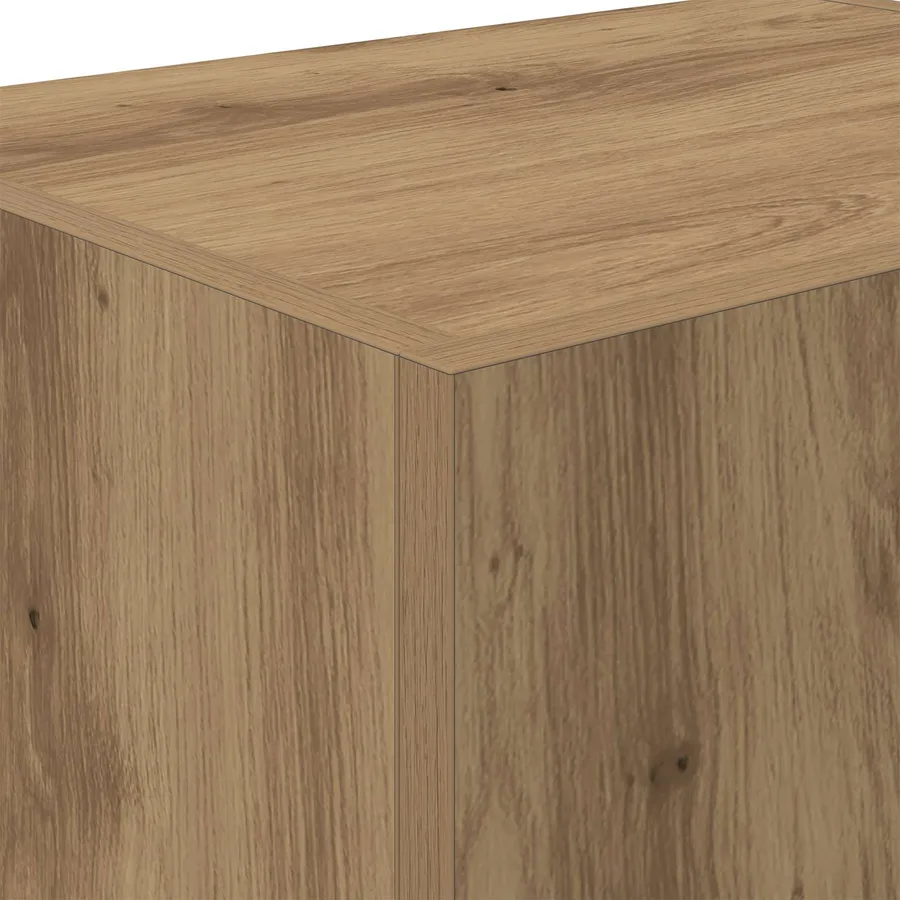 Meubles TV muraux 2 pcs Chêne artisanal Bois d'ingénierie - 11