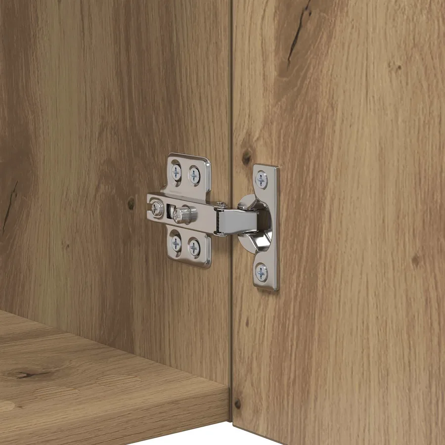 Meubles TV muraux 2 pcs Chêne artisanal Bois d'ingénierie - 12