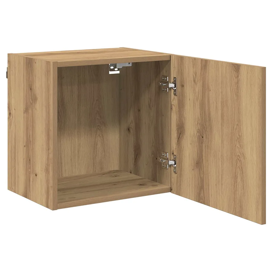 Meubles TV muraux 2 pcs Chêne artisanal Bois d'ingénierie - 7
