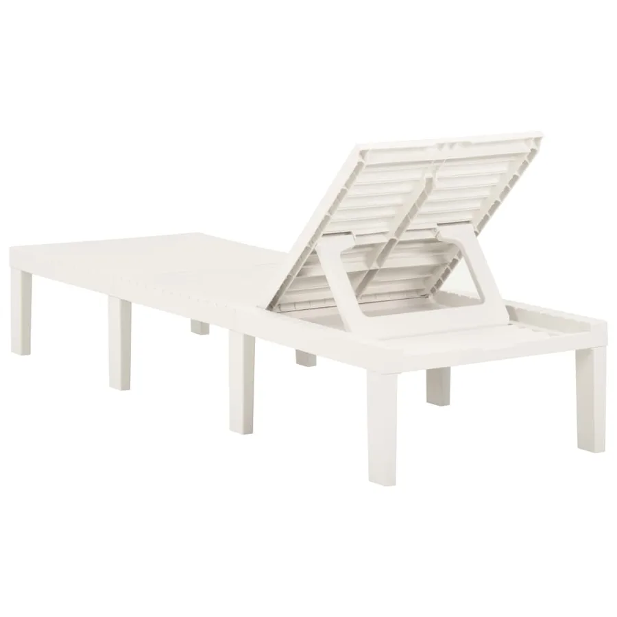 Chaise longue anthracite plastique - 14