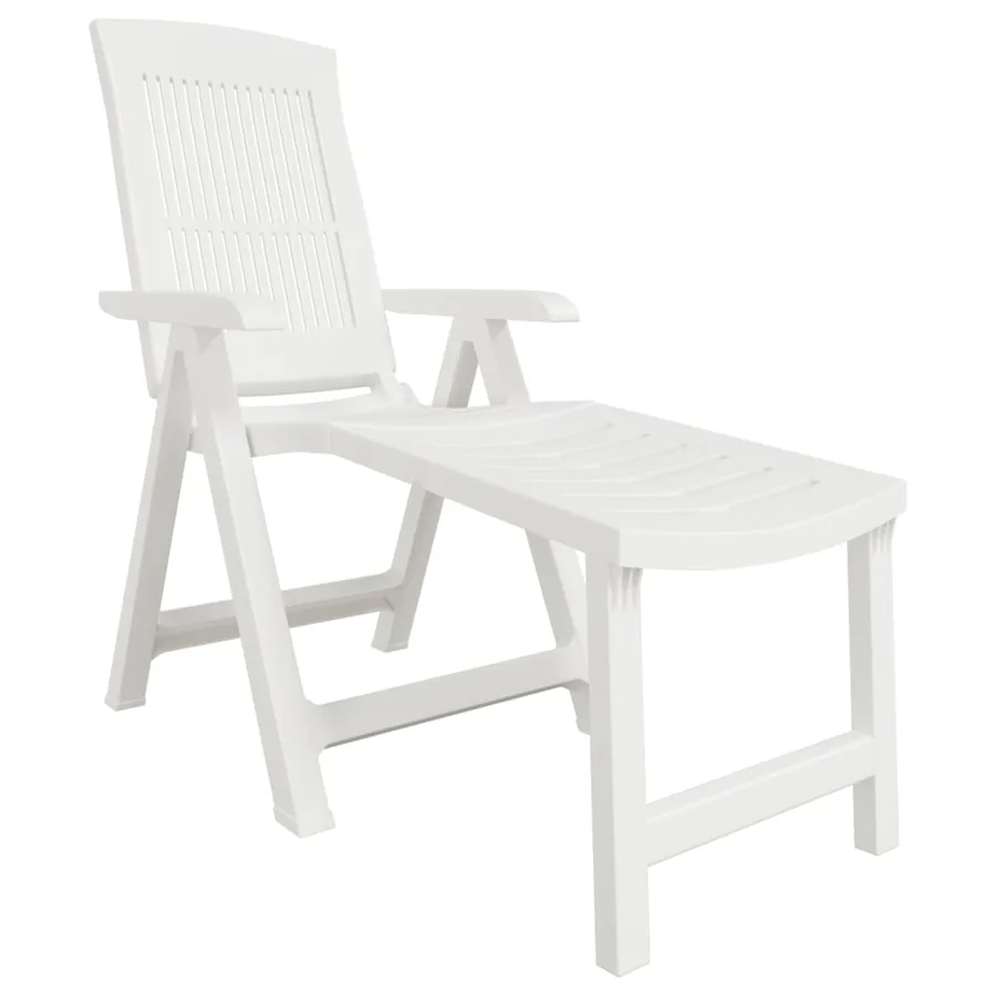 Chaise longue anthracite plastique - 19