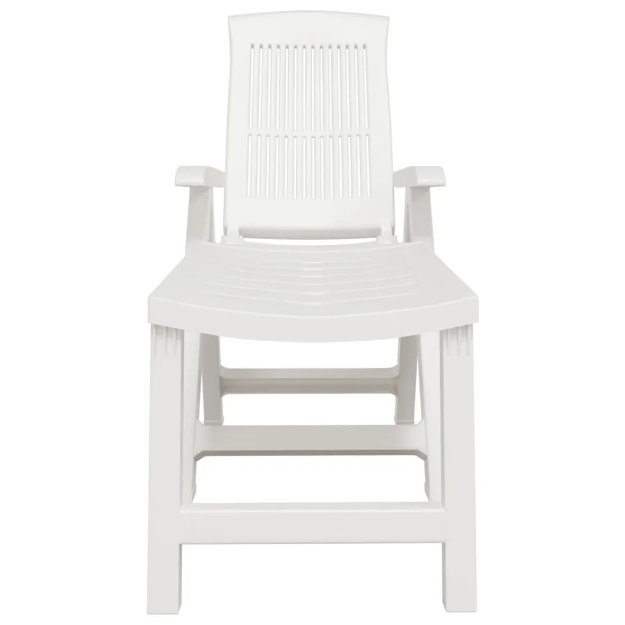 Chaise longue anthracite plastique - 20