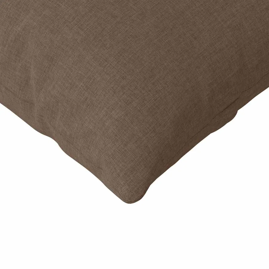 Coussins de canapé 2 pcs Marron 145 x 40 cm tissu - 7