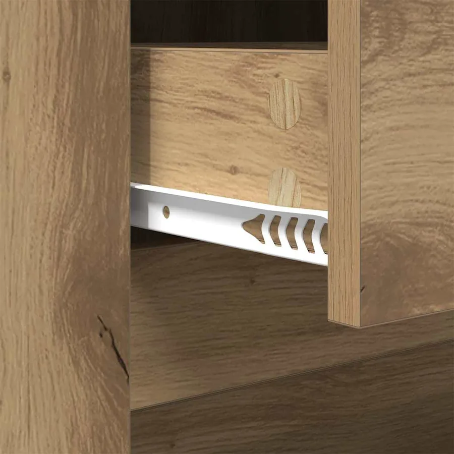 Table basse Chêne artisanal 102 x 44,5 x 50 cm - 9
