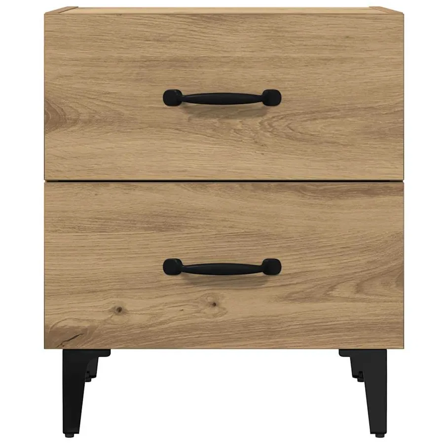 Armoire de lit Chêne artisanal 40 x 35 x 47,5 cm - 6