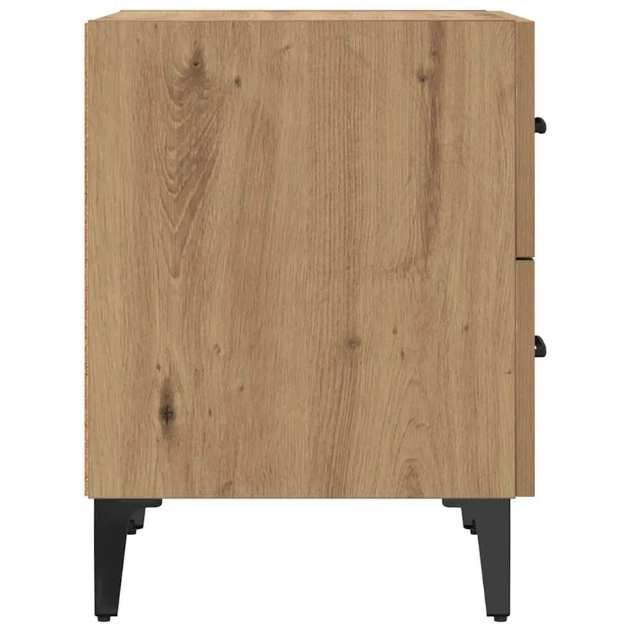 Armoire de lit Chêne artisanal 40 x 35 x 47,5 cm - 7