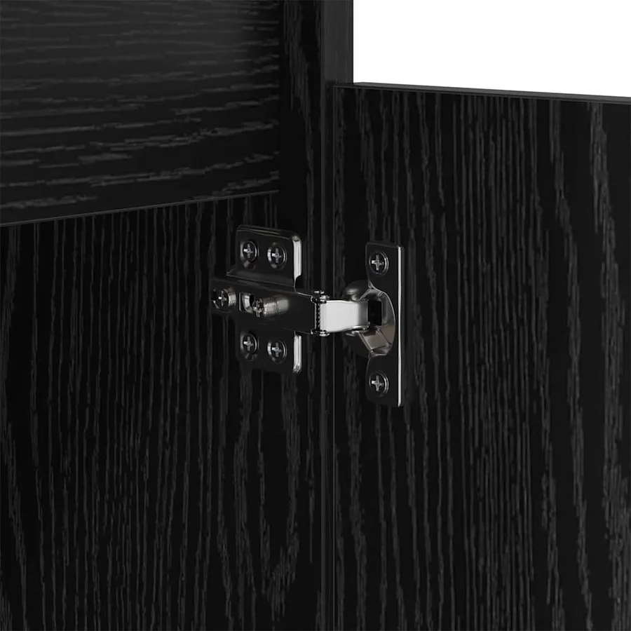 Cabinet de chevet avec tiroir 2 pcs Chêne noir 40 x 35 x 70 cm - 11