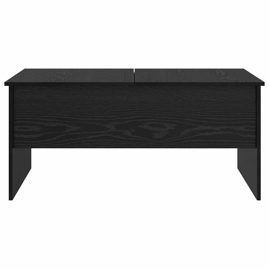 Table basse Chêne noir 102 x 50,5 x 46,5 cm Bois d'ingénierie - 6