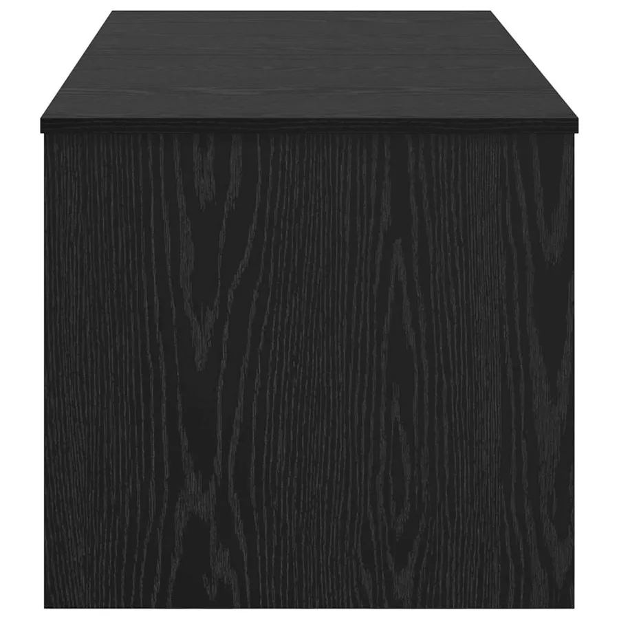 Table basse Chêne noir 102 x 50,5 x 46,5 cm Bois d'ingénierie - 7