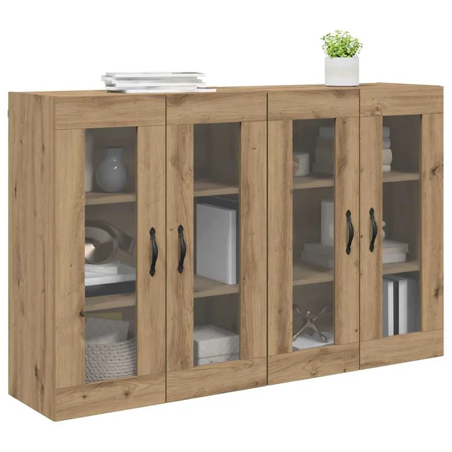 Cabinets muraux 2 pcs Chêne artisanal 69,5 x 34 x 90 cm - 3