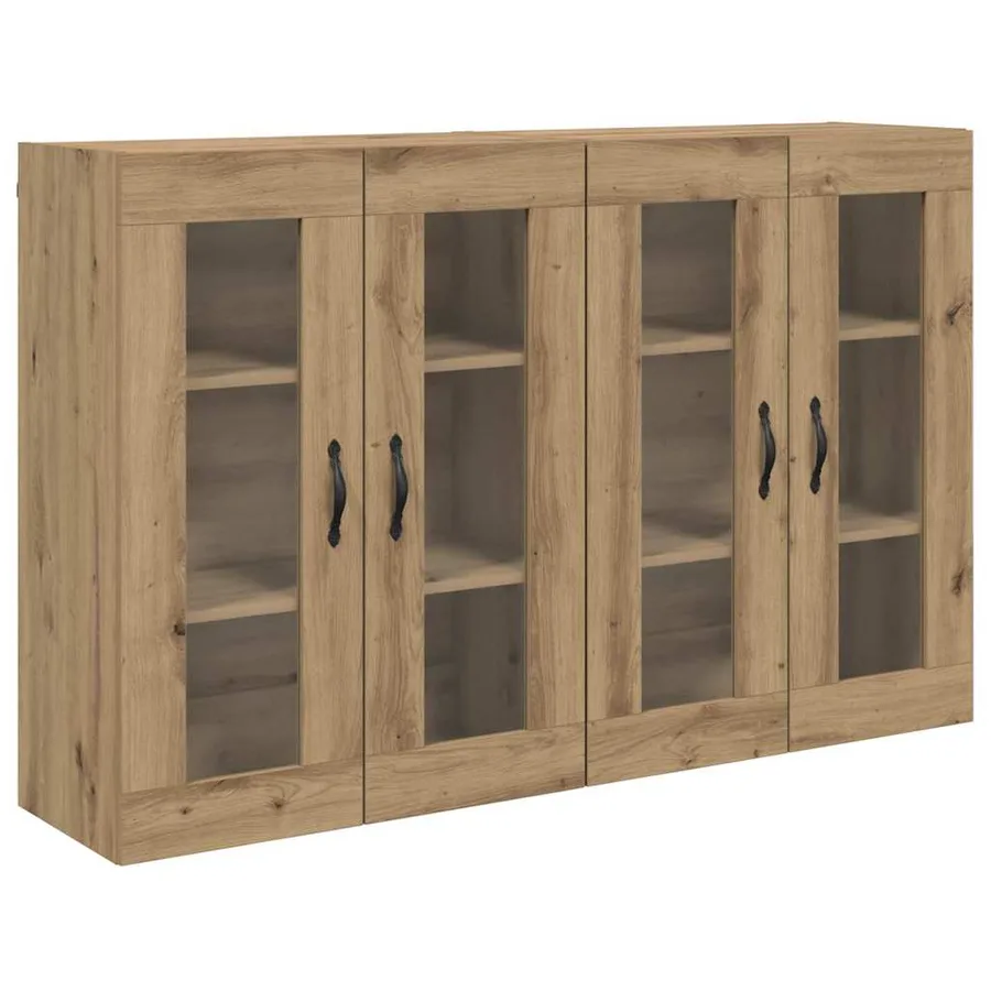 Cabinets muraux 2 pcs Chêne artisanal 69,5 x 34 x 90 cm - 5
