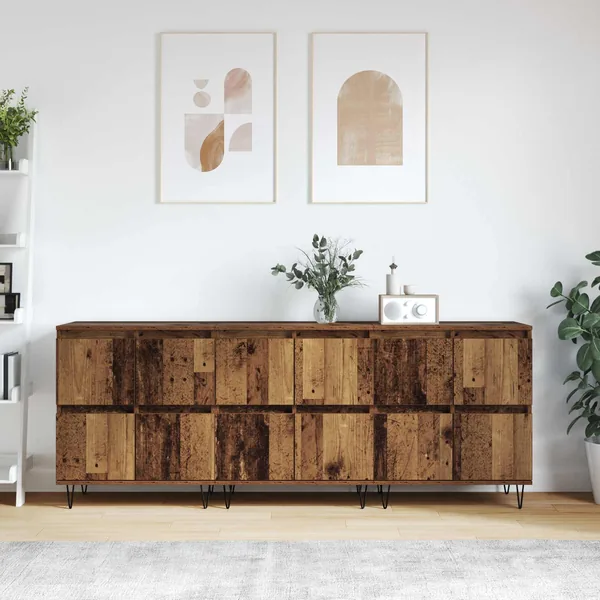 Buffets 3 pcs Bois ancien