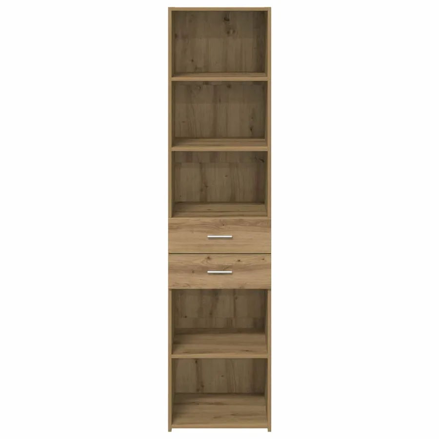 Haut Armoire avec tiroir Chêne artisanal 45 x 42,5 x 185 cm - 6