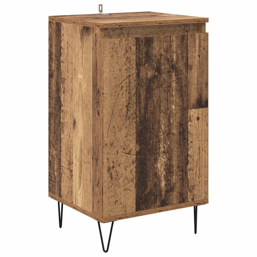 Buffet Bois ancien 40 x 35 x 70 cm Bois d'ingénierie - 2