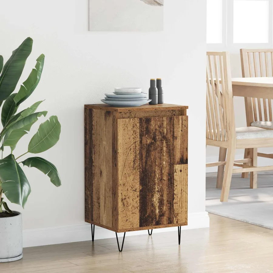 Buffet Bois ancien 40 x 35 x 70 cm Bois d'ingénierie - 4