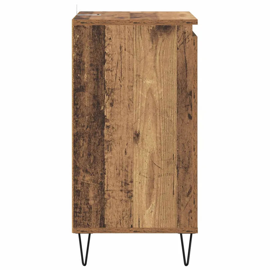 Buffet Bois ancien 40 x 35 x 70 cm Bois d'ingénierie - 7