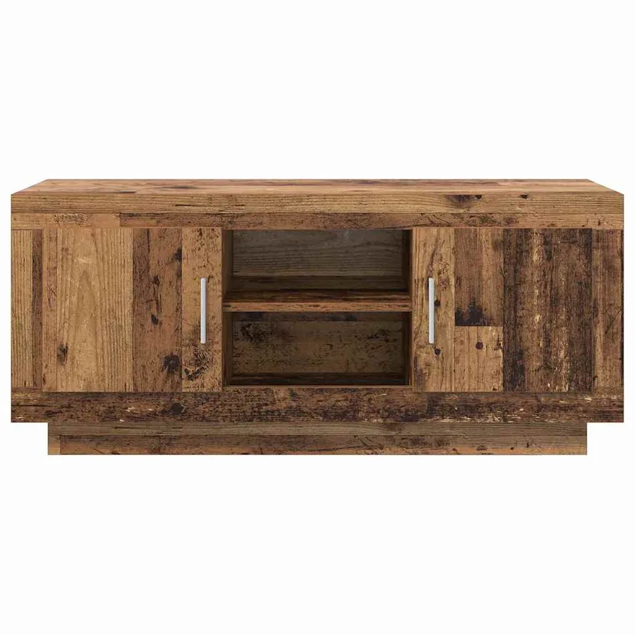 Meuble TV Bois Ancien 102 x 35 x 45 cm Bois d'ingénierie - 6