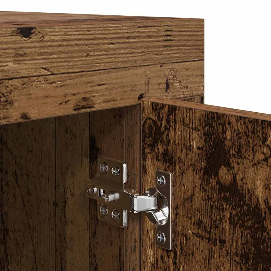 Meuble TV Bois Ancien 102 x 35 x 45 cm Bois d'ingénierie - 9