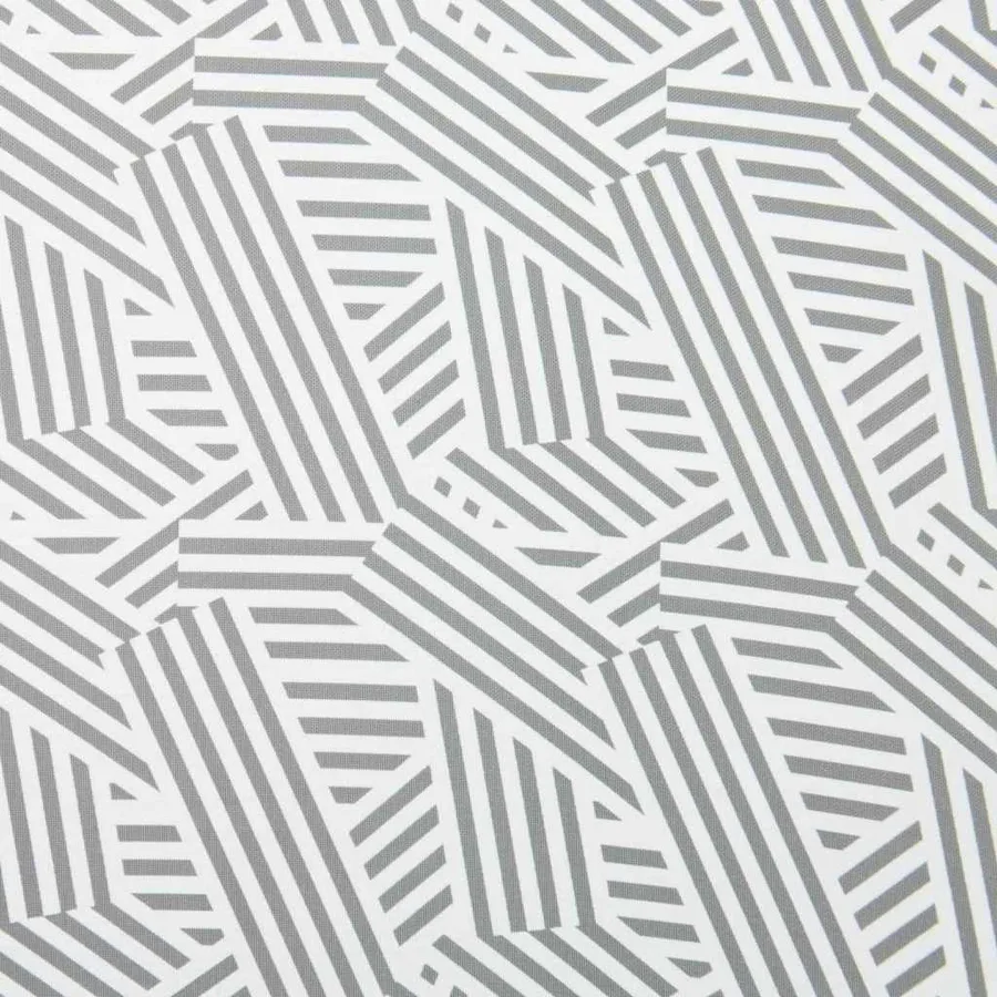 Parasol de plage Gris et blanc 160 x 160 x 196 cm - 6