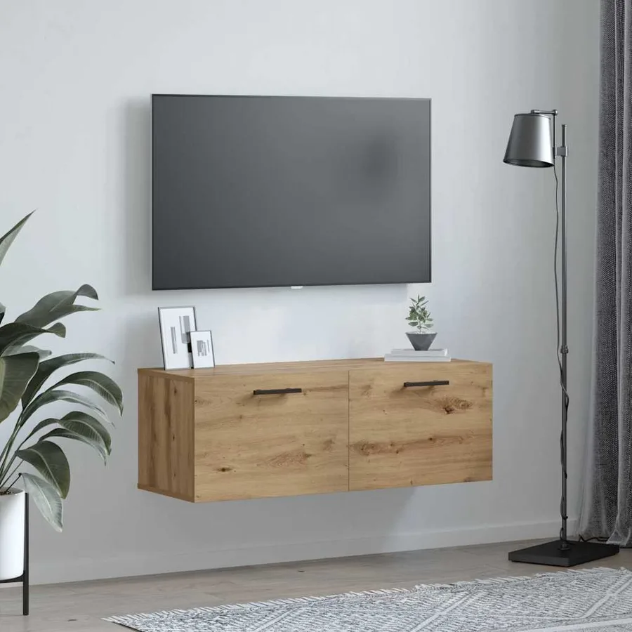 Meuble mural 100 x 36.5 x 35 cm Bois d'ingénierie - 4
