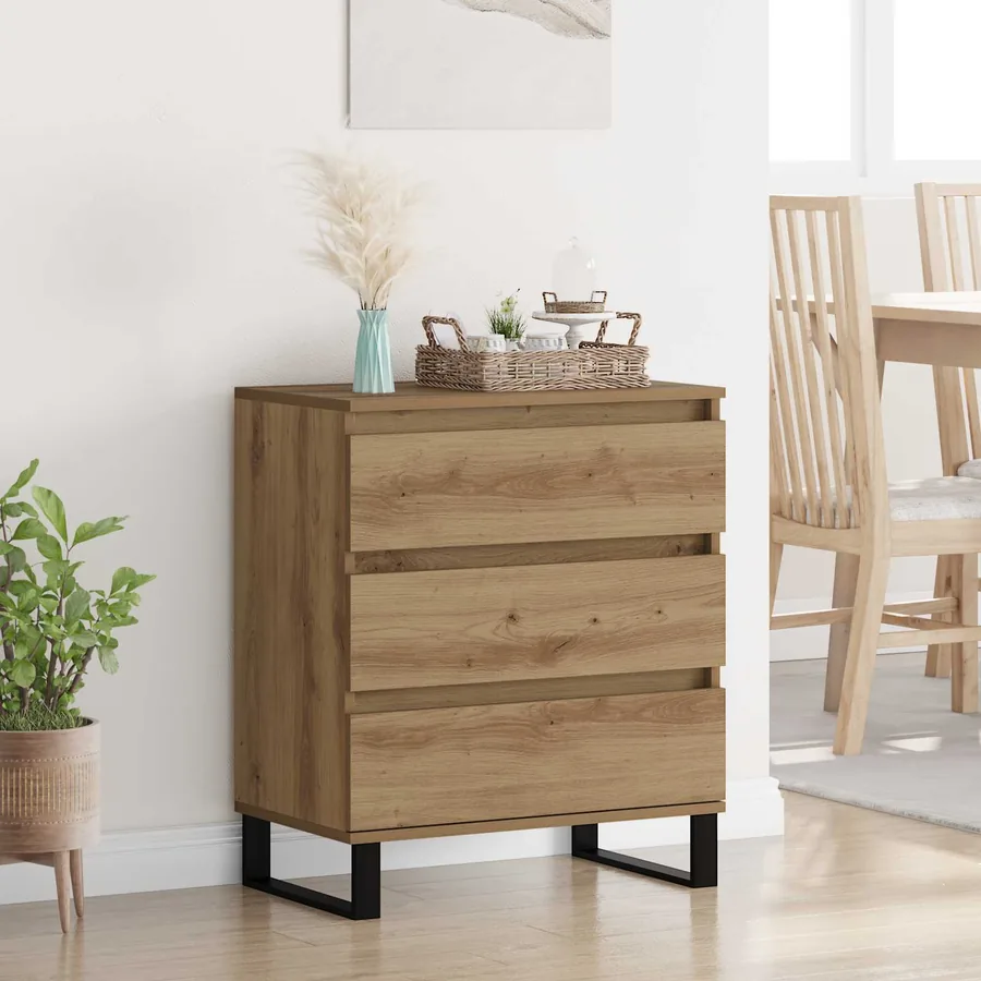 Buffet Chêne artisanal 60 x 35 x 70 cm Bois d'ingénierie