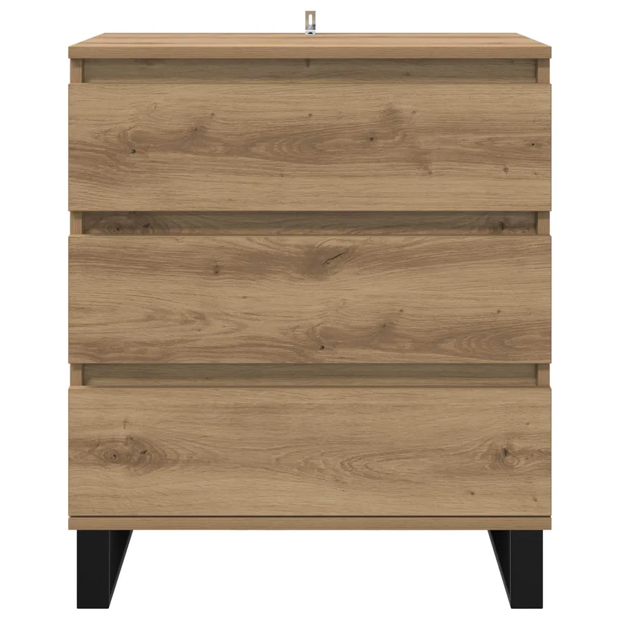 Buffet Chêne artisanal 60 x 35 x 70 cm Bois d'ingénierie - 6