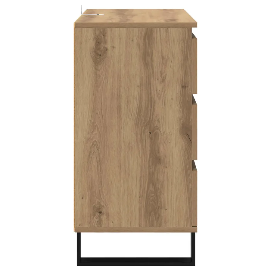 Buffet Chêne artisanal 60 x 35 x 70 cm Bois d'ingénierie - 7