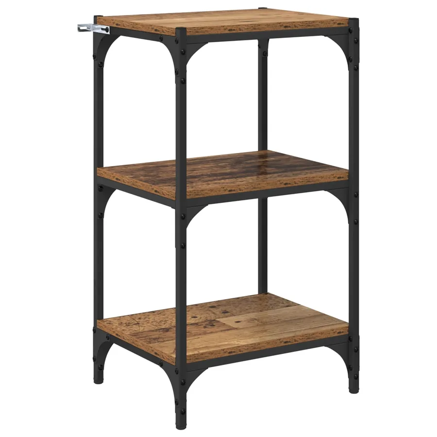 Bibliothèque Bois ancien 40 x 33 x 70,5 cm - 2