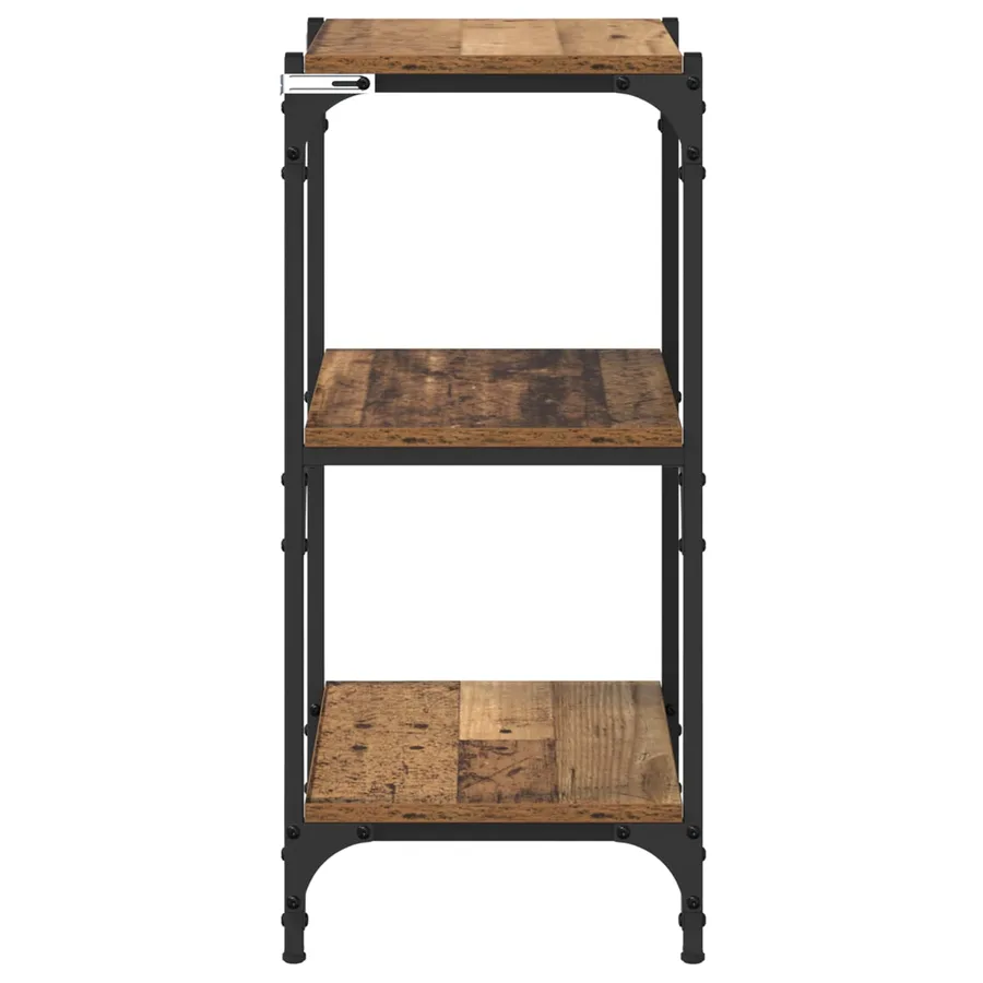 Bibliothèque Bois ancien 40 x 33 x 70,5 cm - 6